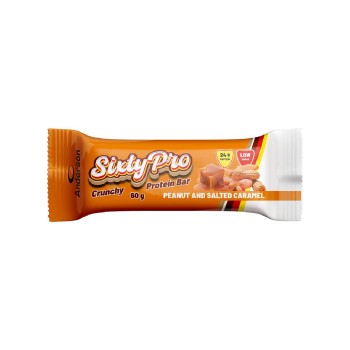 SixtyPro Anderson Research barretta proteica 24g proteine arachidi e caramello