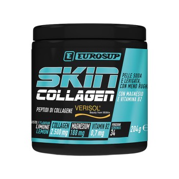 Skin Collagen Eurosup Collagene Verisol e Acido Ialuronico 204g Limone