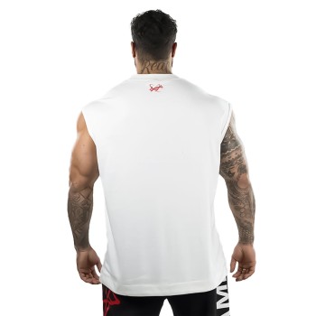 Smanicato Box Logo Oversize Tsunami Uomo Bianco