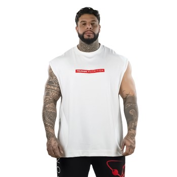 Smanicato Box Logo Oversize Tsunami Uomo Bianco