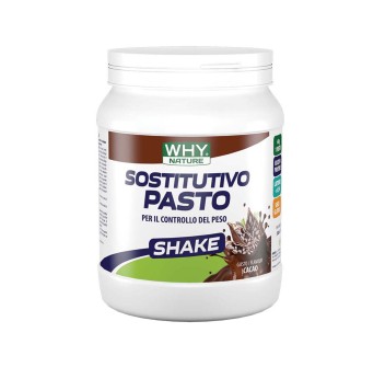 Sostitutivo Pasto Why Nature shake nutrizionale bilanciato 480g Cacao
