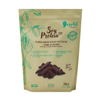 Soy Protein 221 +Watt proteine isolate della soia vegan 750g Cacao