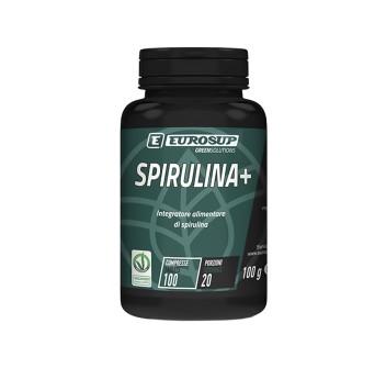 Spirulina Eurosup Integratore Ricostituente e Sostegno Naturale 100 Compresse