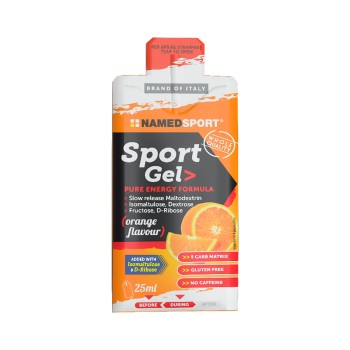 Sport Gel Namedsport integratore energetico carboidrati gel 25ml Arancia