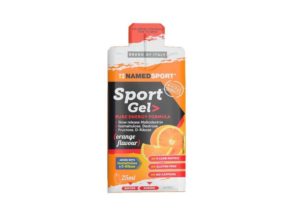 Sport Gel Namedsport integratore energetico carboidrati gel 25ml Arancia