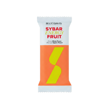 Sybar Energy Fruit Syform barretta energetica 40g  Mela e pesca