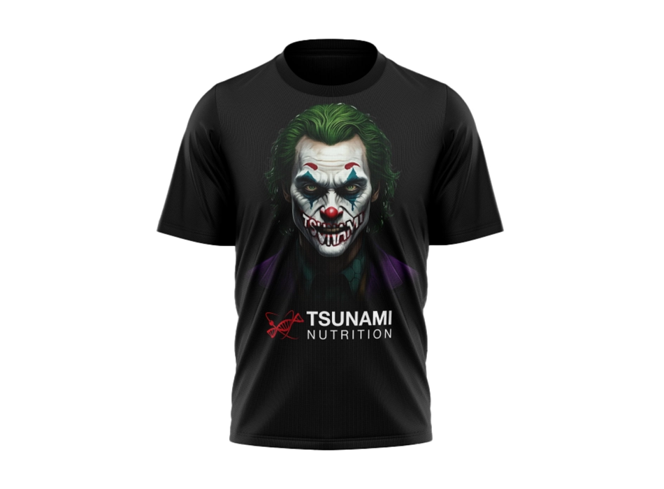 T-shirt Bad Smile Nera Tsunami Nutrition abbigliamento uomo nera