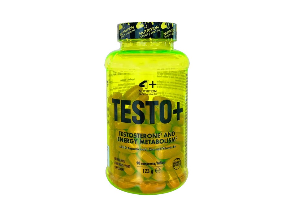 Testo+ 90cpr 4+ Nutrition integratore stimolatore testosterone