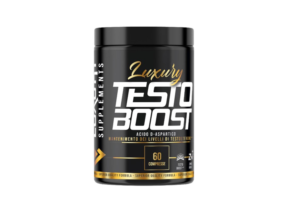 Testoboost Luxury Supplements Stimolatore Testosterone Naturale Forza e Massa 60