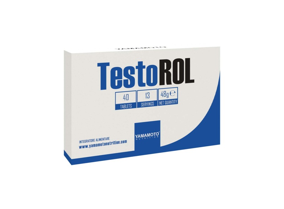 TestoROL Yamamoto Nutrition integratore testosterone con KSM-66 40 compresse
