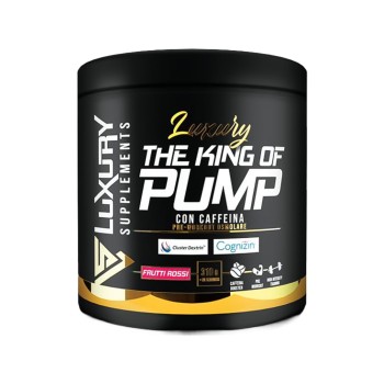 The King of Pump Luxury Supplements Pre-Workout Caffeina Ossido Nitrico Frutti R