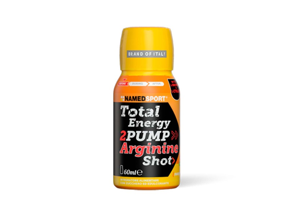 TOTAL ENERGY 2 PUMP ARGININE SHOT - Shot energetico con aminoacidi e vitamine NAMEDSPORT