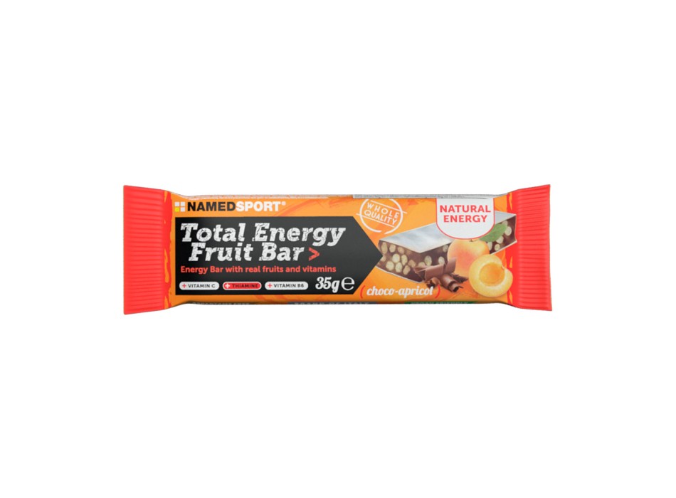 Total Energy Fruit Bar NAMEDSPORT Barretta Energetica Frutta Cereali Cioccolato 