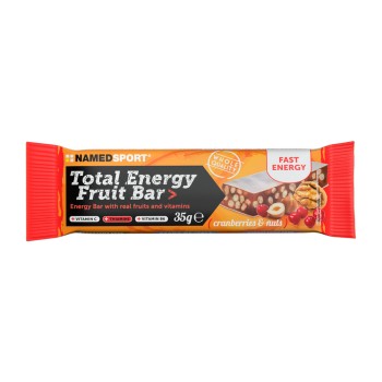 Total Energy Fruit Bar NAMEDSPORT Barretta Energetica Frutta Cereali Frutta Secc