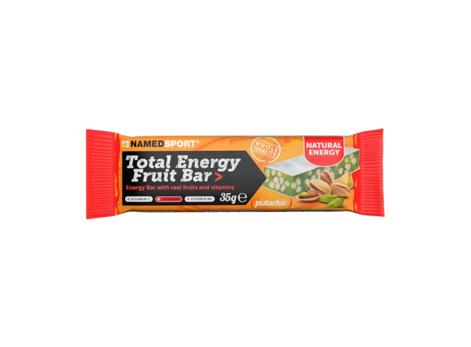 Total Energy Fruit Bar NAMEDSPORT Barretta Energetica Frutta Cereali Pistacchio