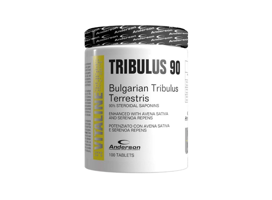 TRIBULUS 90 - Integratore per aumentare i livelli di testosterone in modo naturale ANDERSON