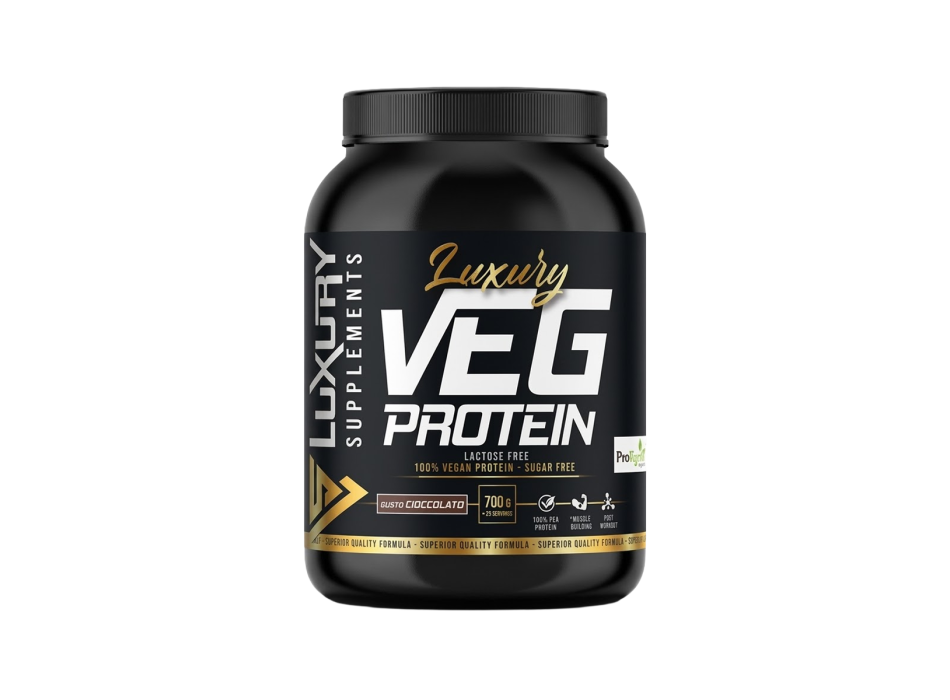 Veg Protein Luxury Supplements proteine vegetali 700g Cioccolato