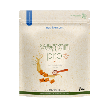 Vegan Pro Nutriversum Proteine Vegetali Isolate Pisello e Riso 500g Caramello