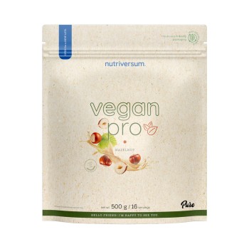 Vegan Pro Nutriversum Proteine Vegetali Isolate Pisello e Riso 500g Nocciola