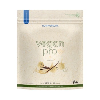 Vegan Pro Nutriversum Proteine Vegetali Isolate Pisello e Riso 500g Vaniglia