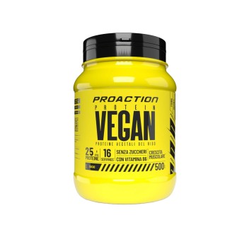 Vegan Protein ProAction 500g Proteine Isolate del Pisello e del Riso Cacao 