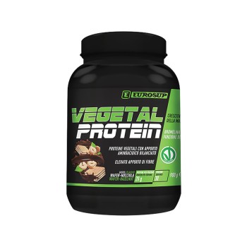 Vegetal Protein Eurosup Proteico Isolate Vegan 900g Wafer e Nocciola