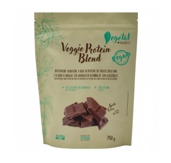 Veggie Blend +Watt proteine vegetali isolate pisello riso soia 750g Cacao