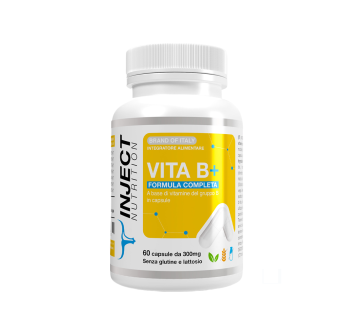 VITA B+ Inject Nutrition integratore metabolismo energetico sistema nervoso 60cp