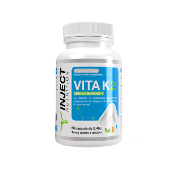 VITA K2+ Inject Nutrition integratore salute ossa circolazione sanguigna 60 caps