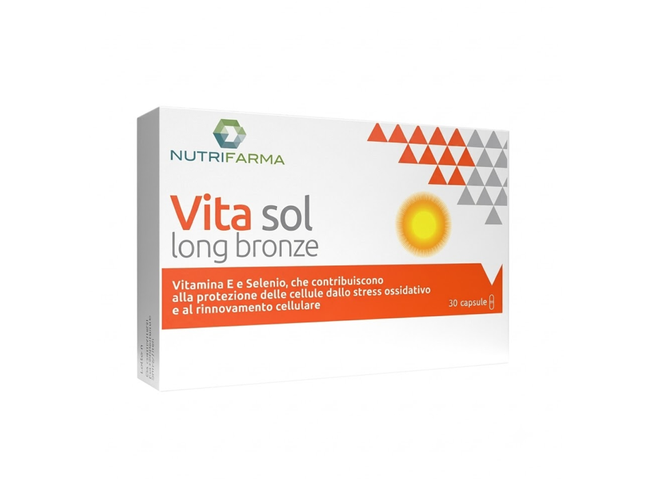 Vita Sol Nutrifarma protegge capelli pelle occhi dal sole 30caps