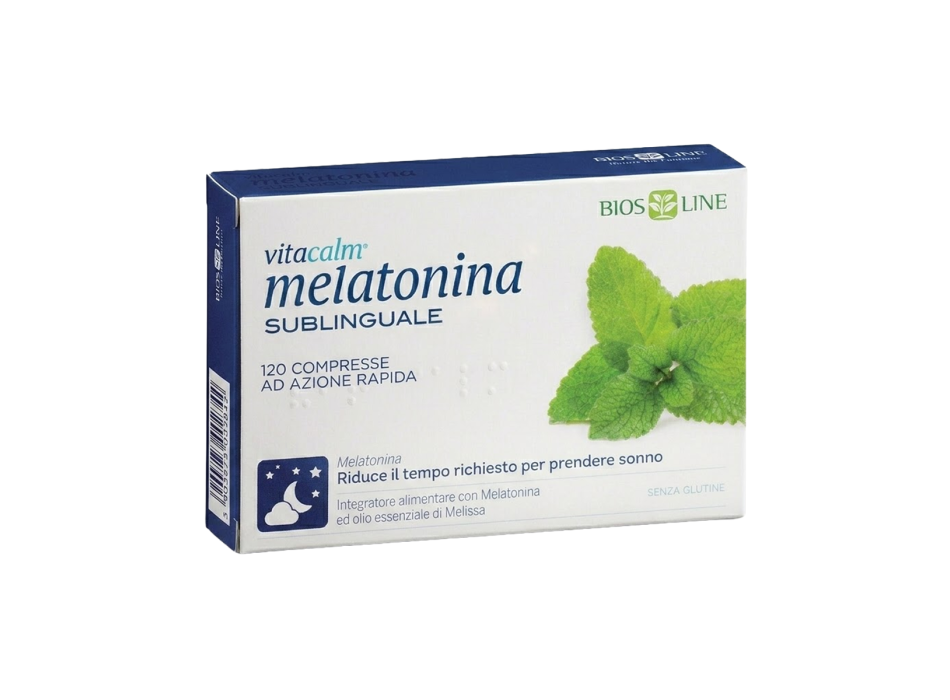 Vitacalm Melatonina Sublinguale Bios Line 120 compresse