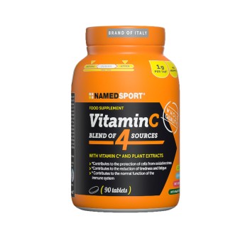 Vitamin C Blend of 4 Sources NAMEDSPORT Integratore Vitamina C 1000mg Rosa Canin