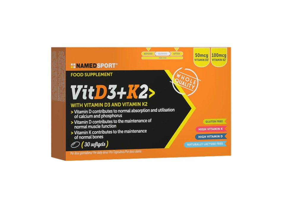 Vitamin D3+K2 30tabs