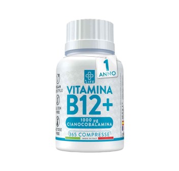 Vitamina B12 PiùLife Integratore Energia e Sistema Nervoso 365cpr