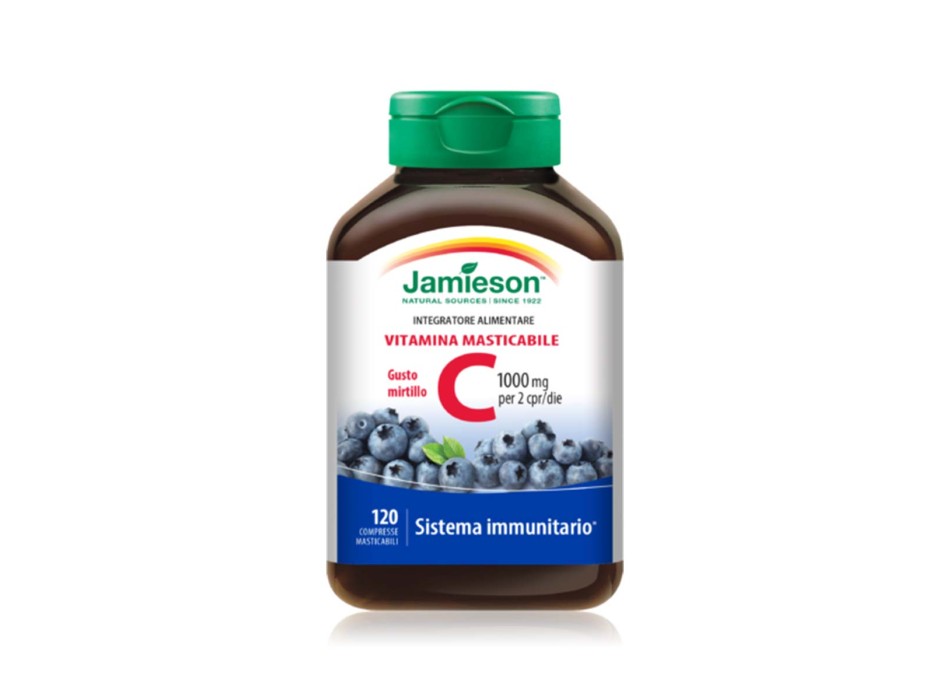 VITAMINA C MASTICABILE - Integratore di Vitamina C in compresse masticabili JAMIESON