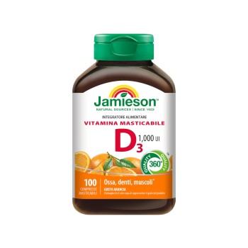 Vitamina D3 1000 UI 100cpr Masticabili 