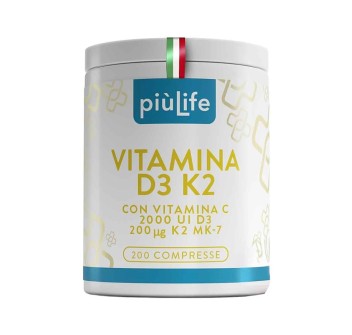 Vitamina D3+K2 200cpr