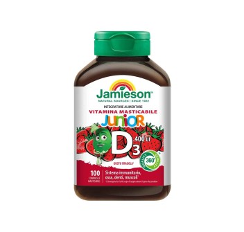Vitamina D3 Masticabile Junior 400 UI 100cpr Fragola