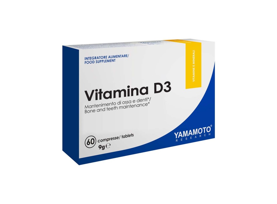 Vitamina D3 Yamamoto Nutrition integratore 2000 UI 60 compresse
