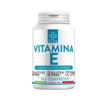 Vitamina E PiùLife Integratore Antiossidante Pelle e Cellule 365cpr