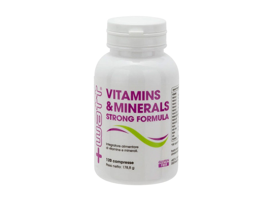 Vitamins & Minerals Strong Formula +Watt integratore multivitaminico 120cpr
