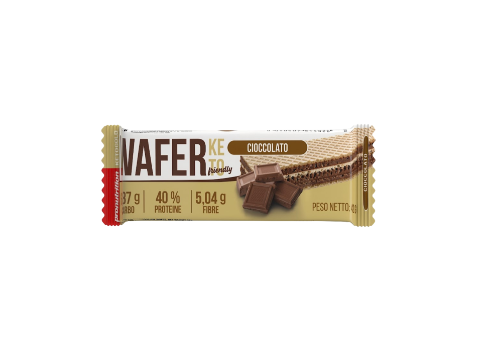 Wafer Keto Pro Nutrition snack 42g Cioccolato