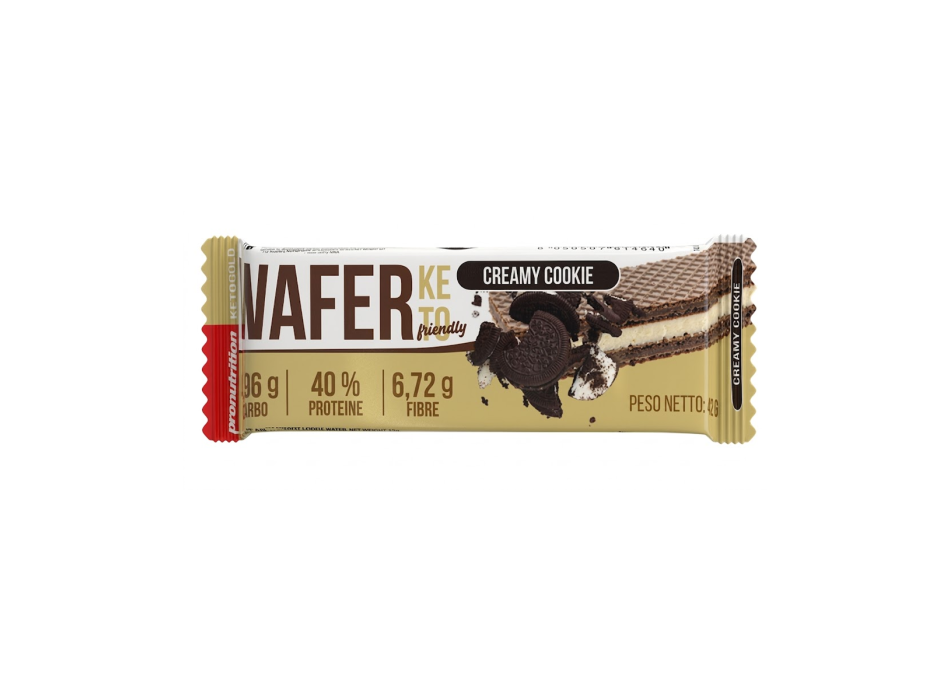 Wafer Keto Pro Nutrition snack 42g Cookie Cream