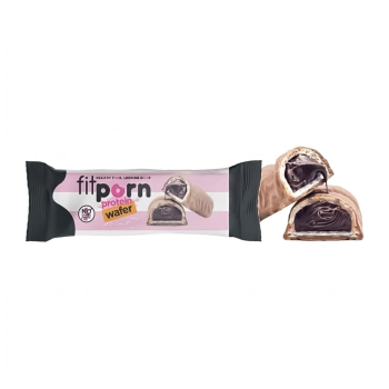 Wafer Proteico Fitporn snack croccante con ripieno proteico 30g cacao e nocciole