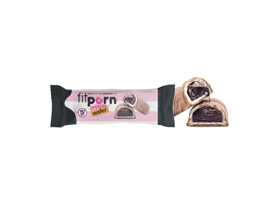 Wafer Proteico Fitporn snack croccante con ripieno proteico 30g cacao e nocciole