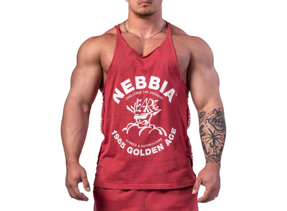 Washed Muscle Back Stringer Golden Age 791