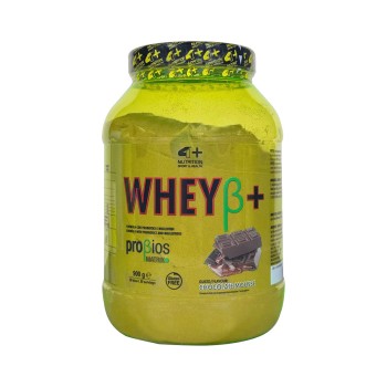 Whey B+ 900gr 4+ Nutrition proteine siero concentrate mousse al cioccolato