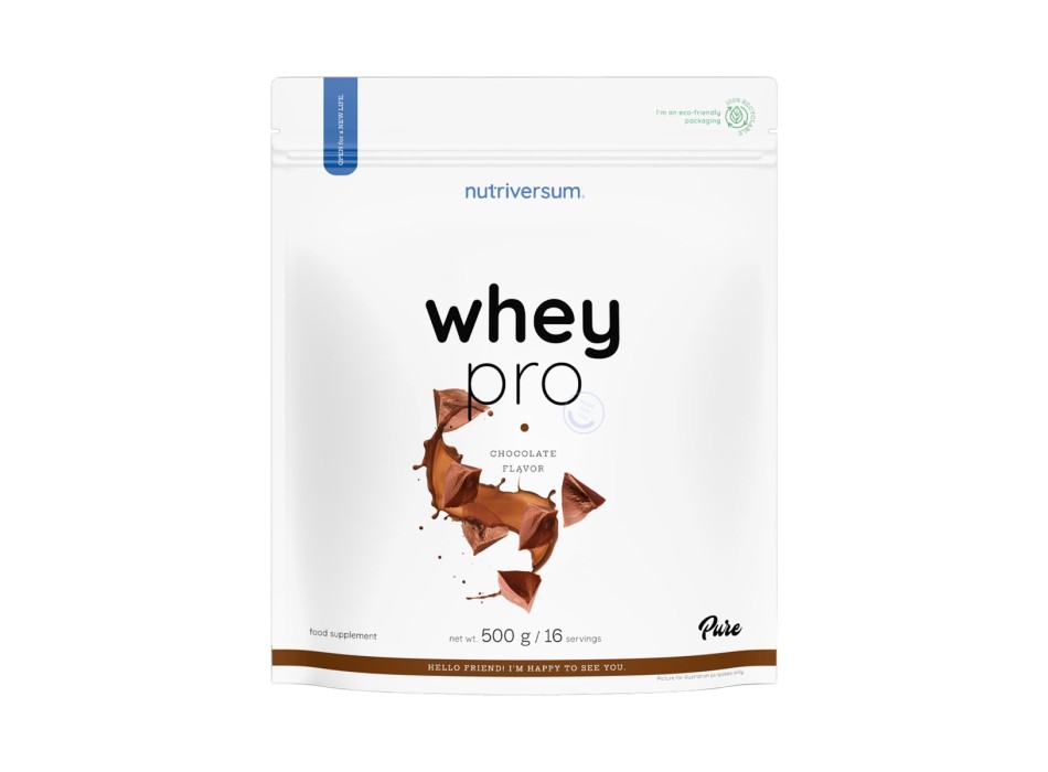 Whey Pro Nutriversum Busta Proteine del Siero di Latte 500g Cioccolato