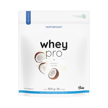 Whey Pro Nutriversum Busta Proteine del Siero di Latte 500g Cocco