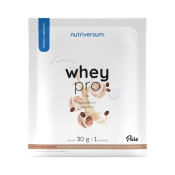 Whey Pro Nutriversum Bustina Monodose Proteine del Siero di Latte 30g Tiramisù
